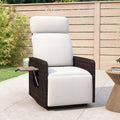 High‑Back Swivel Patio Recliner Chair
