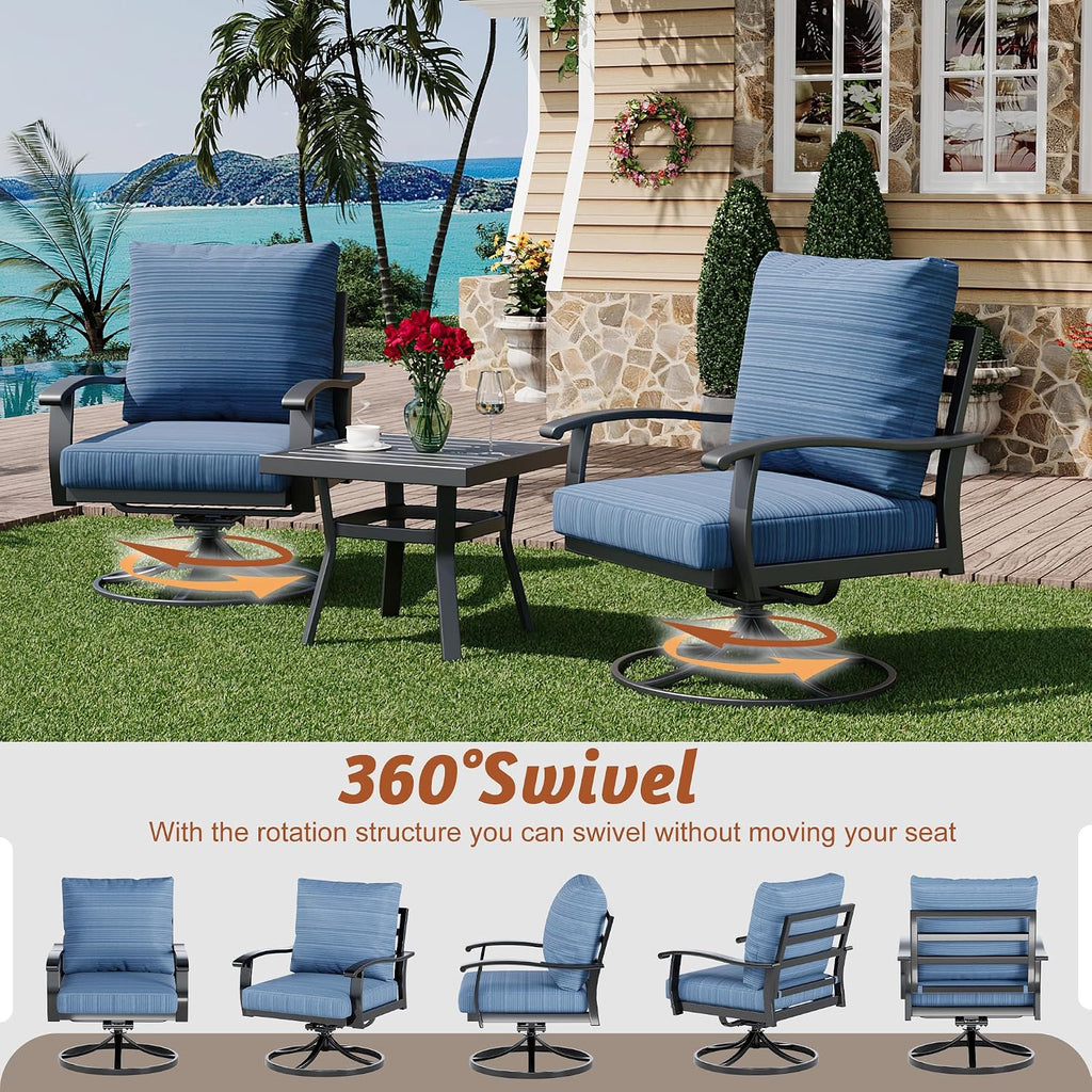7‑Piece Swivel Patio Conversation Set